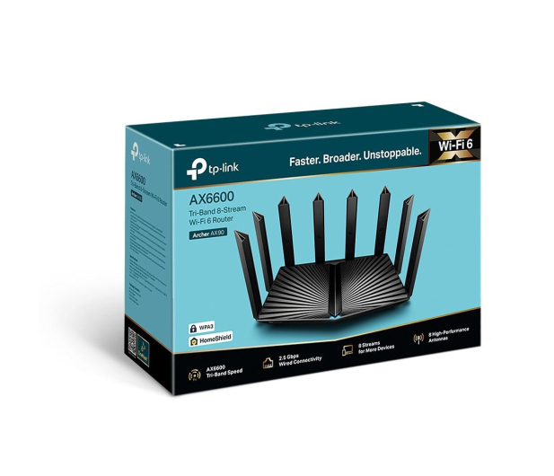 TP-LINK Archer AX90 AX6600 3LAN 2LAN/WAN 2USB - 631519 - zdjęcie 4